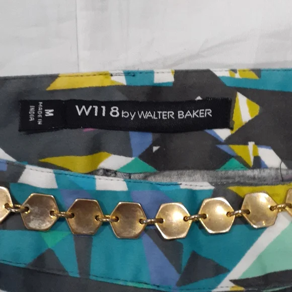 W118 by Walter Baker crop multi colored ankle pants size medium - Picture 5 of 12